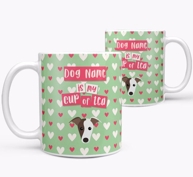 Personalised {breedFullName} '{dogsName} is my Cup of Tea' Mug